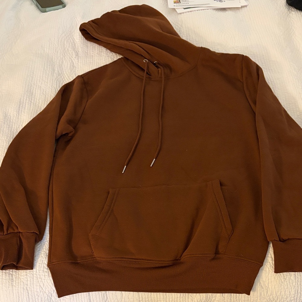 Unisex Brown Hoodie and Sweatpants
